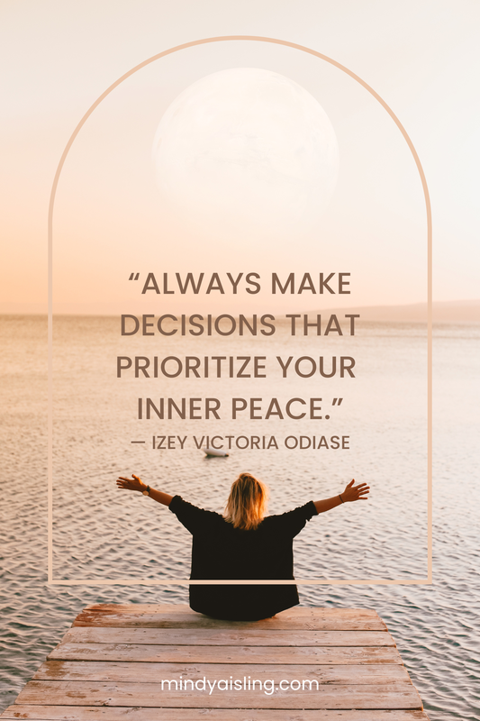 Peace Quote Mindy Aisling