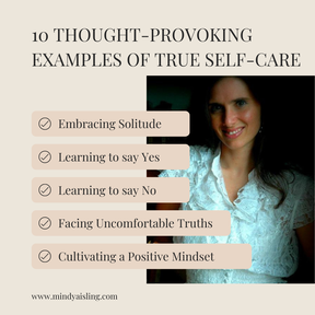 Examples of Self Care by Mindy Aisling