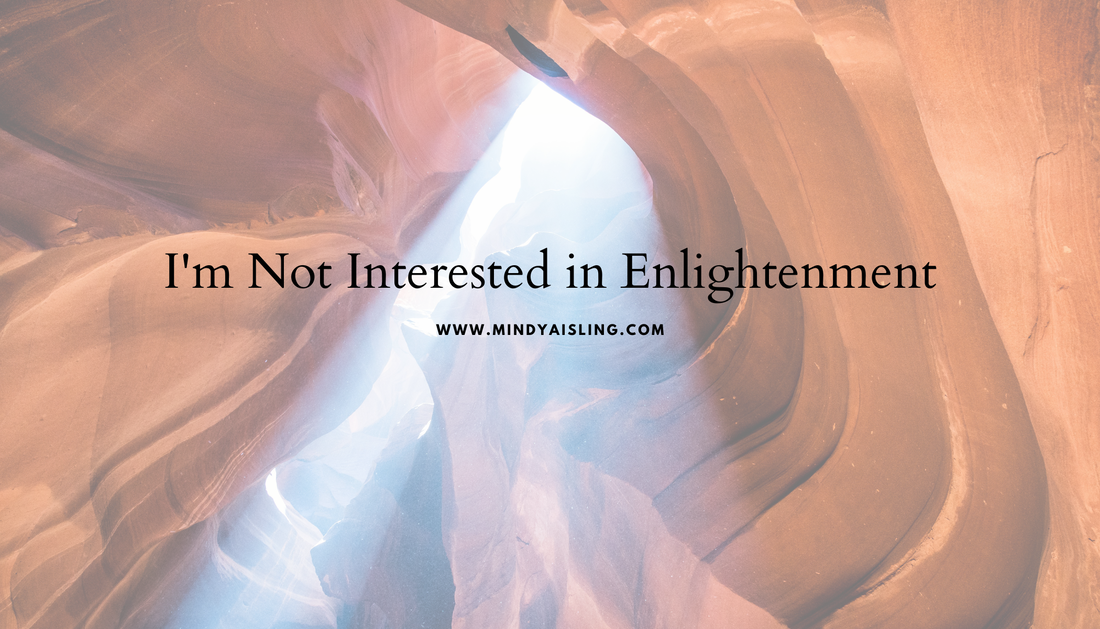 I'm Not Interested in Enlightenment